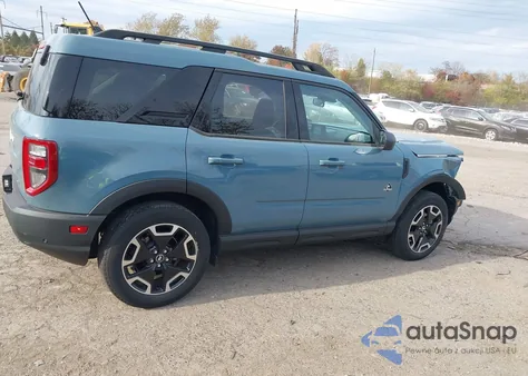 2023 Ford Bronco Sport Outer Banks z USA, uszkodzony, nr VIN 3FMCR9C62PRD65003